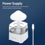 5 IN 1 Bluetooth Speaker Colorful Raindrop Humidifier CH08 PRO with 7 Colors